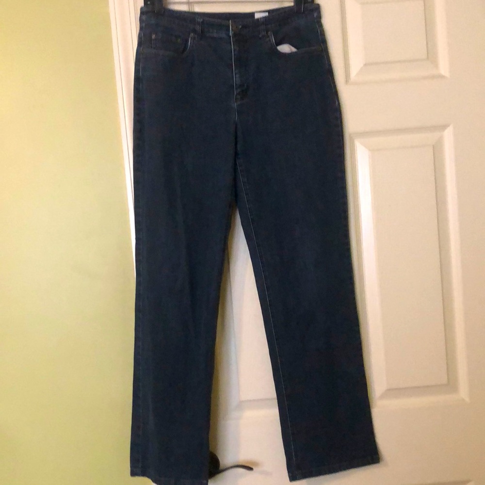 Dark blue jeans